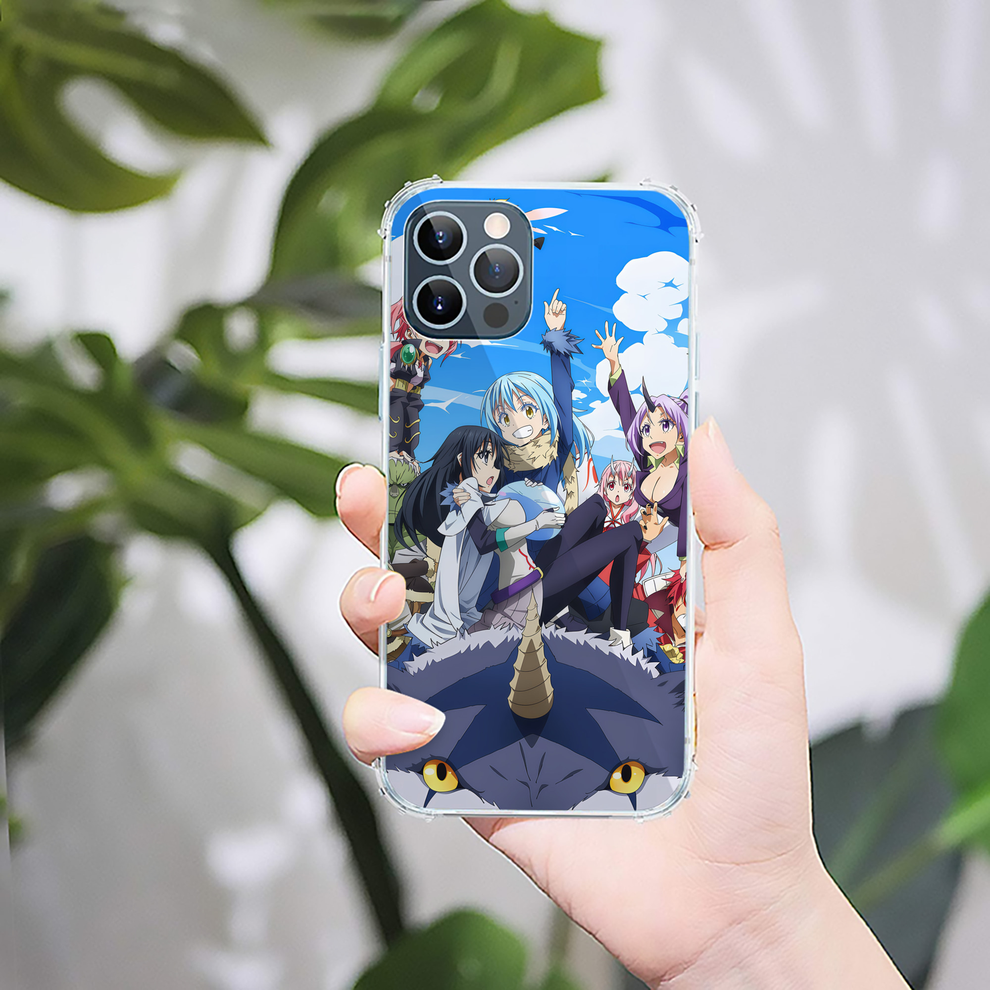 （画像用） 転スラ Regarding Reincarnated to Slime 【iPhone 12シリーズ対応】透明スマホケース（クリアソフトケース）